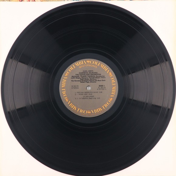 Carl Orff: Michael Tilson Thomas, Cleveland Orchestra Carmina Burana LP Record - Picture 7 of 12
